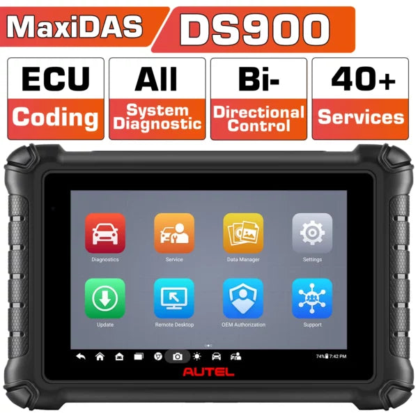 Autel MaxiDas DS900 | All Systems Diagnostic Scanner, ECU Coding, Active Tests