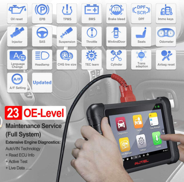 Autel MaxiDas DS900 | All Systems Diagnostic Scanner, ECU Coding, Active Tests