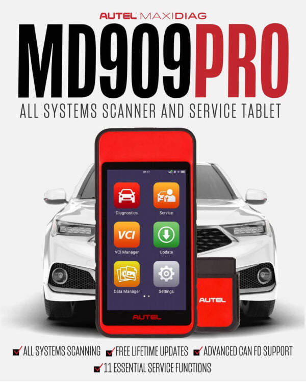 Autel MD909 Pro Full Diagnostic & Service Scanner