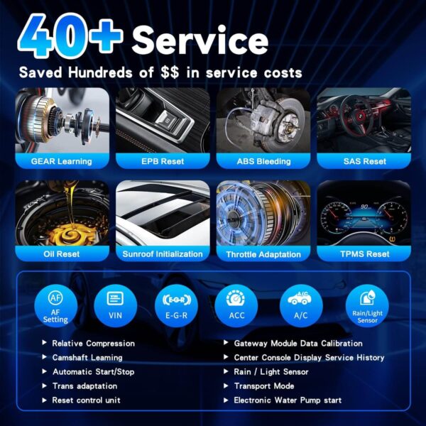 Autel MaxiSYS MS906 Max 2025 Upgraded MS906Pro Superior ECU Coding 40+ Services CAN FD & DoIP Auto Scan 2.0 Bi-Directional Control, Support ADAS