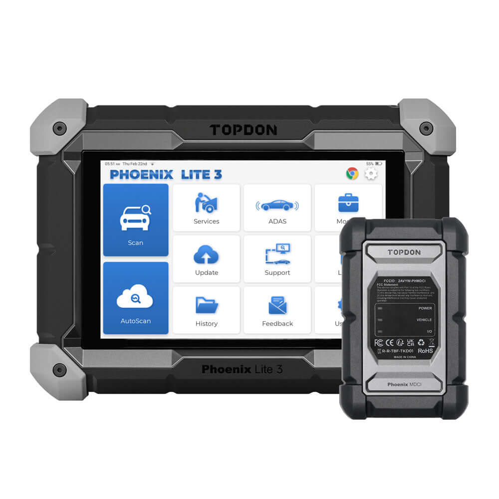 TopDon Phoenix Lite 3 | 168 Brand Diagnostic with ECU Coding