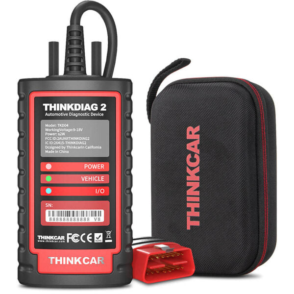 ThinkCar ThinkDiag 2 Full-System Bluetooth Diagnostic Scanner Bi-Directional Control, ECU Coding & 15+ Reset Functions | 1 Year Full Software